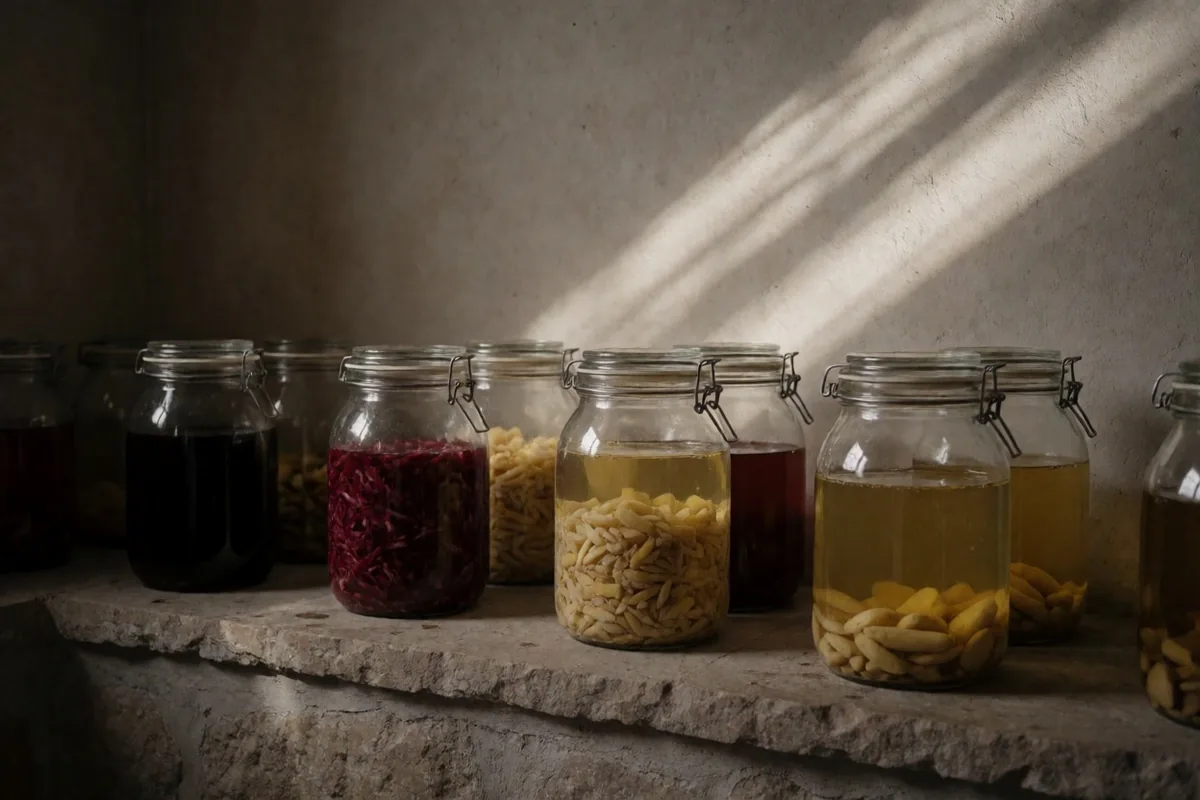Ginger, turmeric, and fermented foods as natural digestive support ingredients